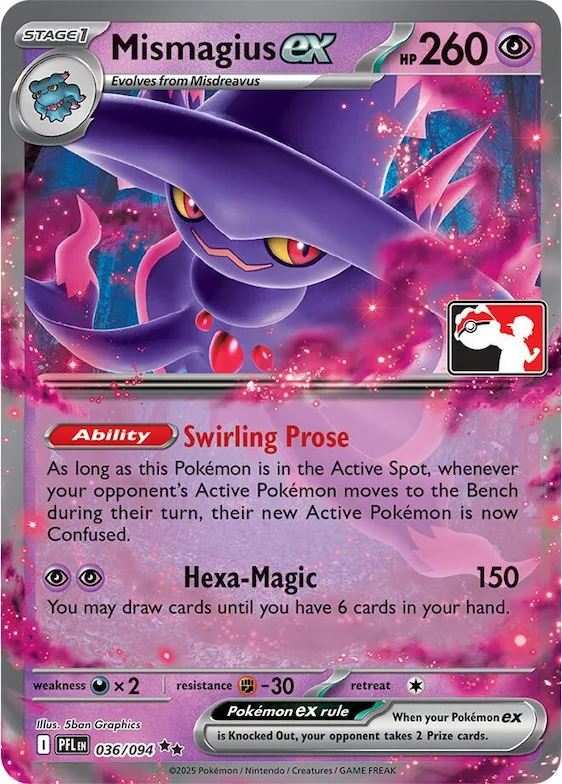 Mismagius ex #36 – Prize Pack Series Cards