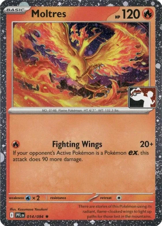 Moltres (Cosmos Holo) #14 – Prize Pack Series Cards