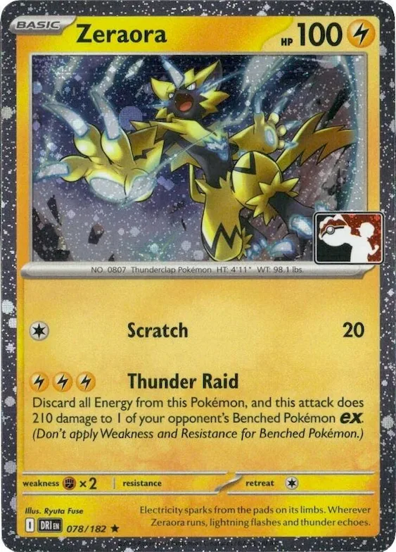 Zeraora (Cosmos Holo) #78 – Prize Pack Series Cards