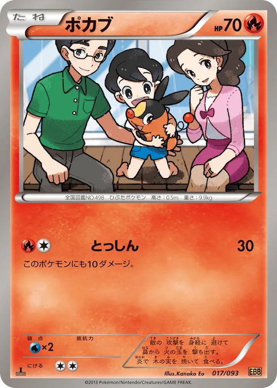 Tepig (Mirror Holo) #17 – EX Battle Boost
