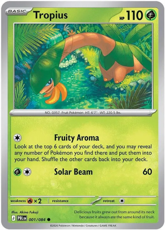 Tropius #1 – Pitch Black