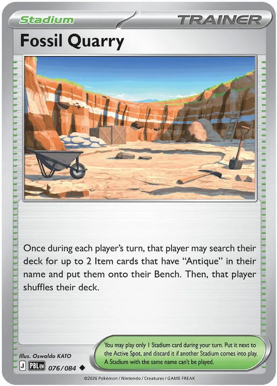 Fossil Quarry #76 – Pitch Black