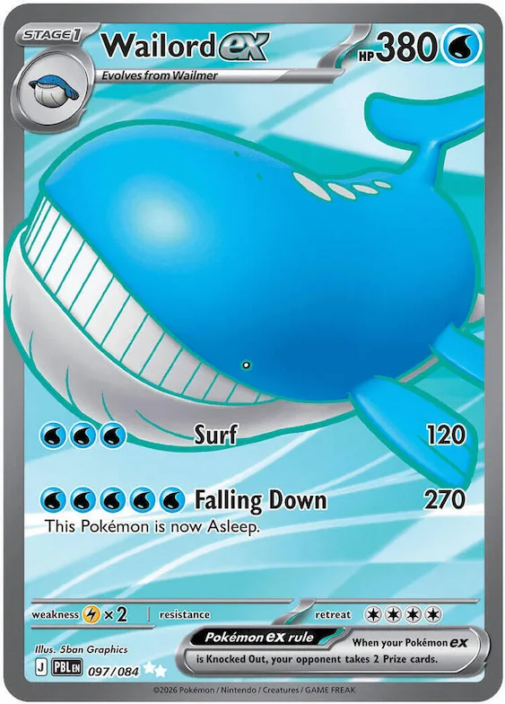 Wailord-ex 97 – Nuit Noire