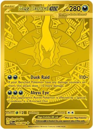 Mega-Darkrai-ex 120 – Dunkelnacht