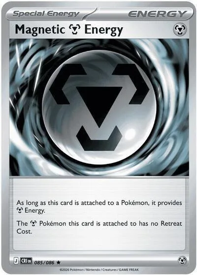 Magnetic Metal Energy (Non-Holo) #85 – XY Trainer Kit: Sylveon & Noivern