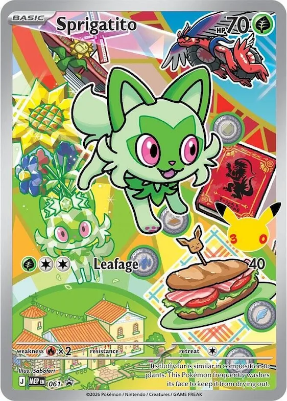 Sprigatito -  061 #61 – First Partner Collection 2026