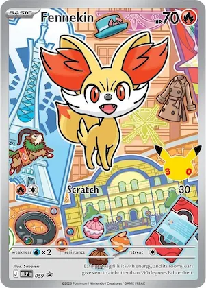 Fennekin -  059 #59 – First Partner Collection 2026