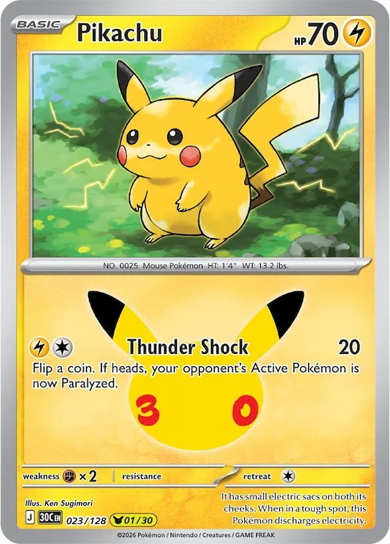 Pikachu 23 – 30 Jahre