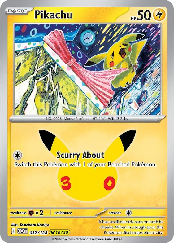 Pikachu 32 – 30 Jahre