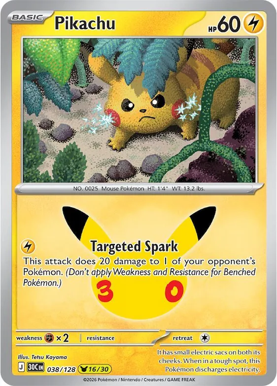 Pikachu #38 – 30th Celebration