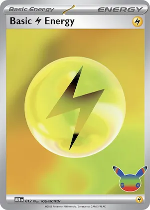 Basic Lightning Energy - 012 (30th Celebration) #12 – Mega Evolution Energies