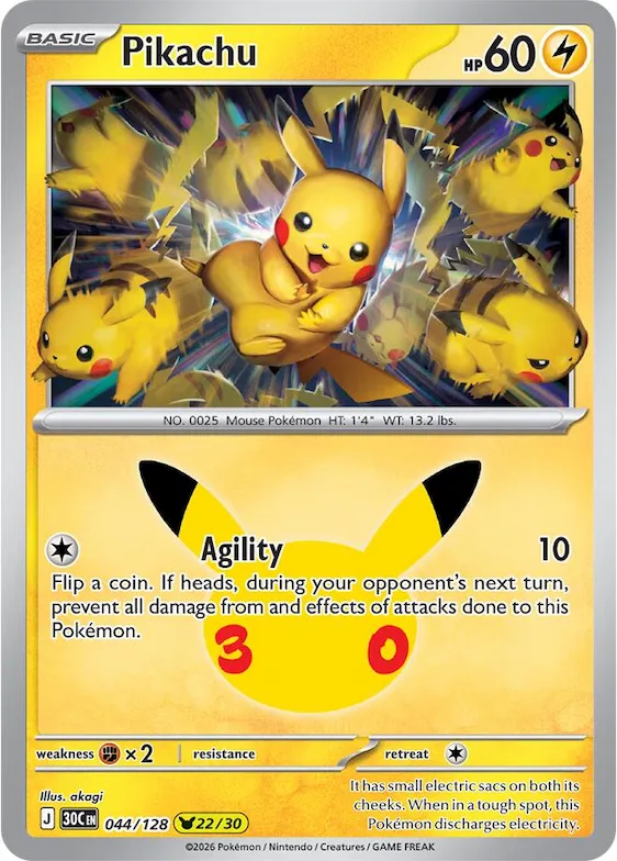 Pikachu #44 – 30th Celebration