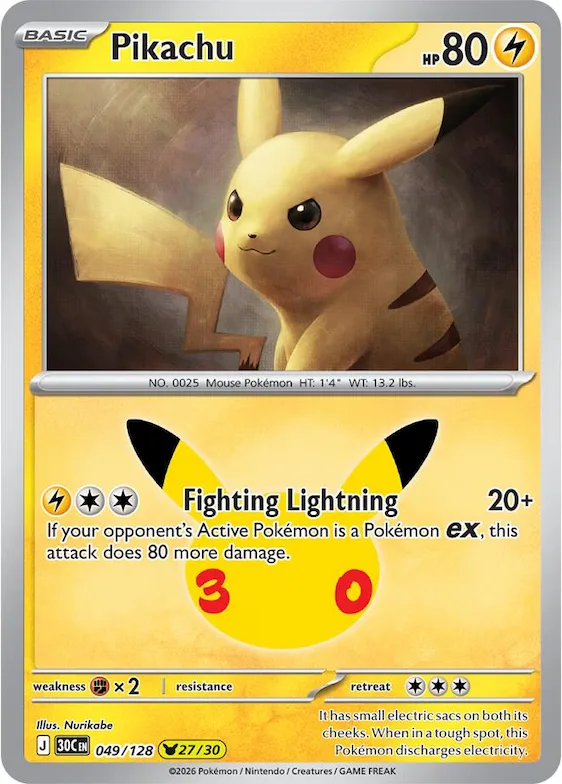 Pikachu 49 – 30 Jahre