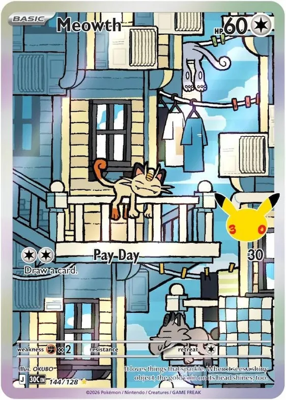 Meowth #144 – 30th Celebration