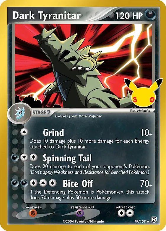 Dark Tyranitar #19 – 30th Celebration Classic Collection