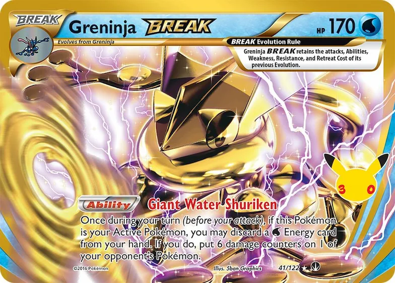 Greninja BREAK #41 – 30th Celebration Classic Collection