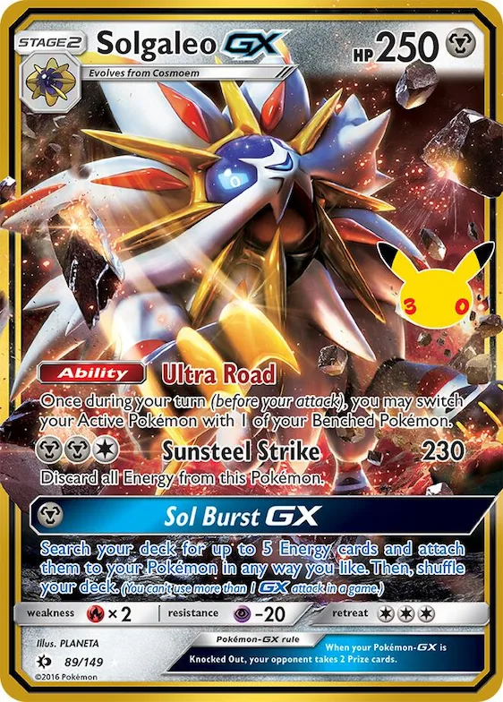 Solgaleo GX #89 – 30th Celebration Classic Collection