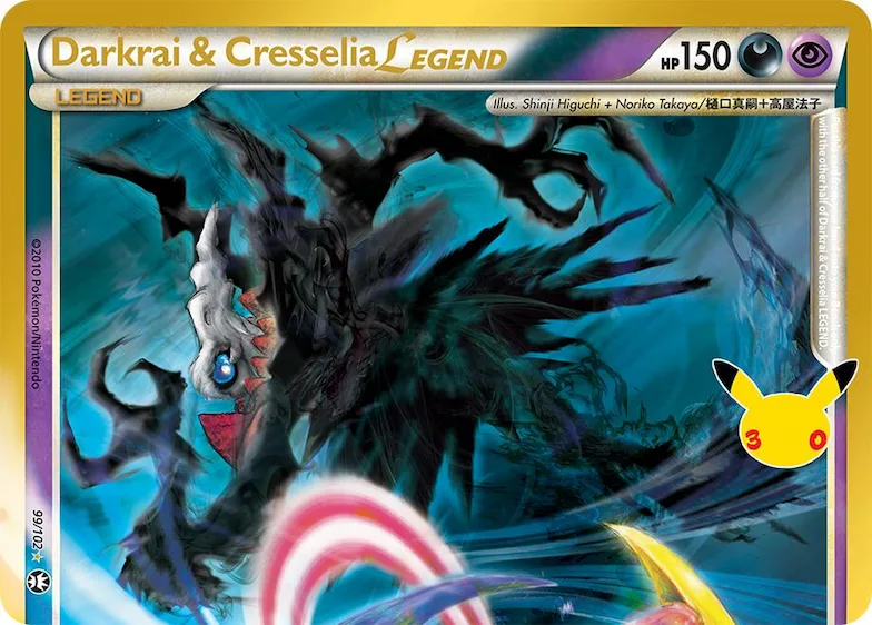 Darkrai & Cresselia Legend (Top) #99 – 30th Celebration Classic Collection