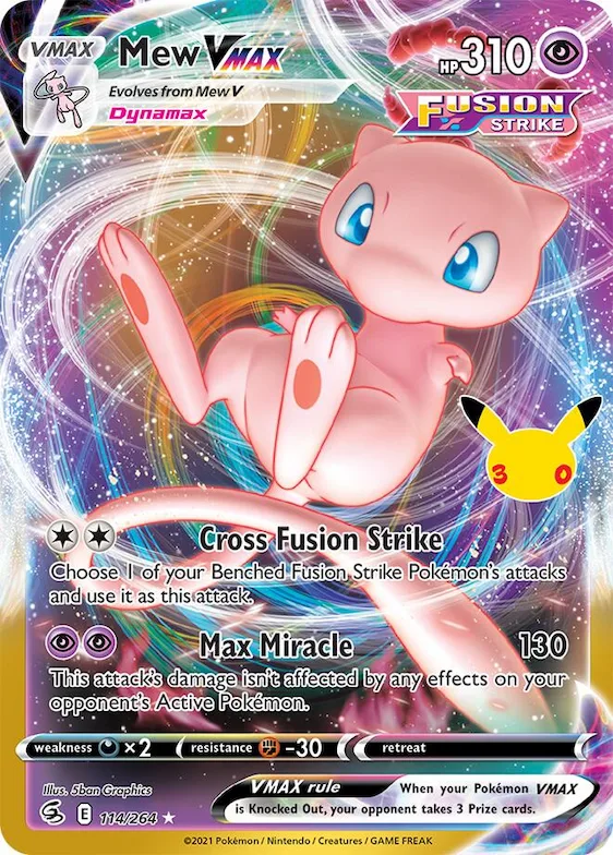 Mew VMAX #114 – 30th Celebration Classic Collection