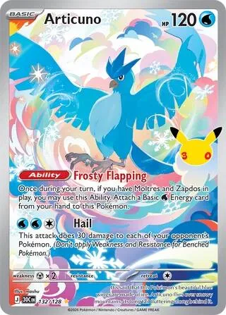 Articuno #132 – 30th Celebration