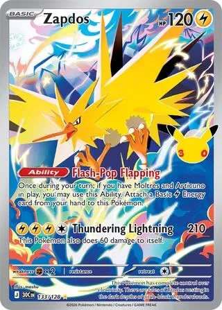 Zapdos #133 – 30th Celebration