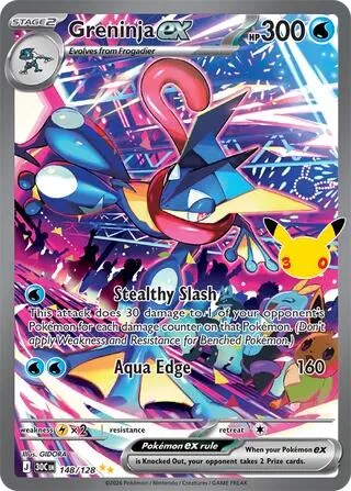 Greninja ex #148 – 30th Celebration