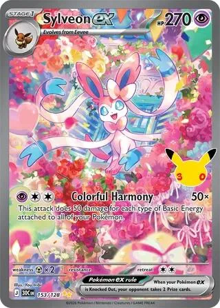 Sylveon ex #153 – 30th Celebration
