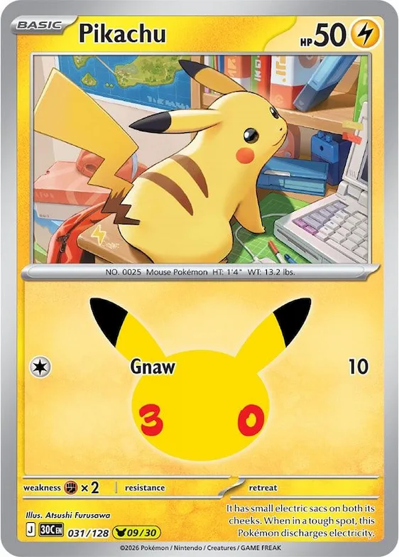 Pikachu 31 – 30 Jahre