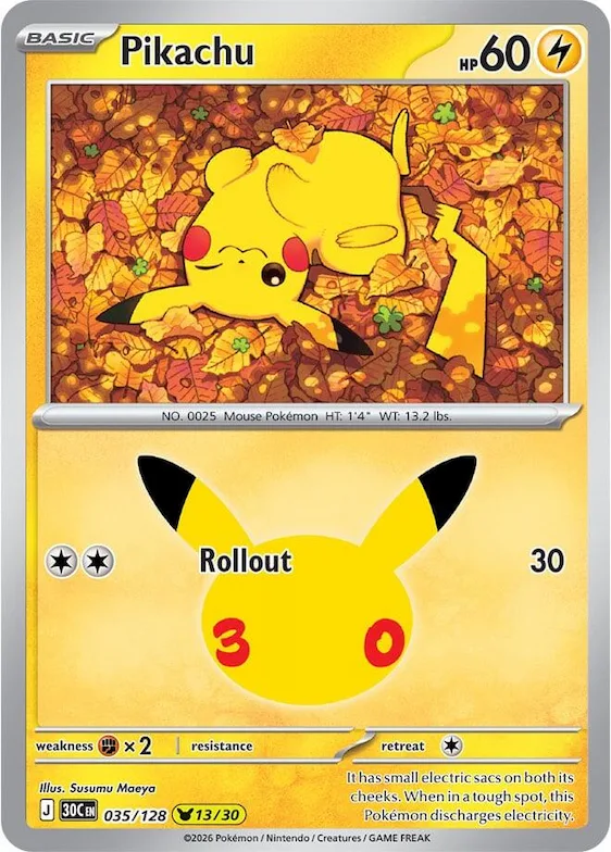 Pikachu #35 – 30th Celebration