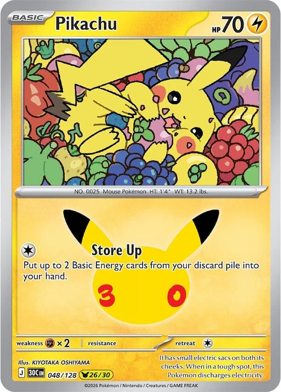 Pikachu #48 – 30th Celebration