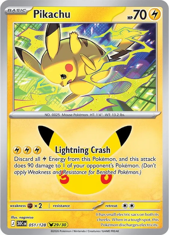 Pikachu #51 – 30th Celebration