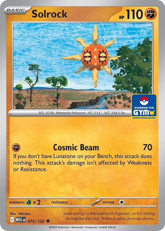 Solrock (GYM) #75 – Southeast Asia Exclusives
