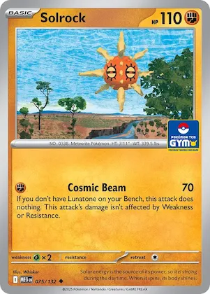 Solrock (GYM) #75 – Southeast Asia Exclusives