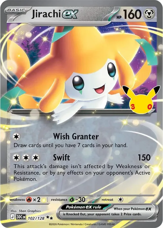Jirachi ex #102 – 30th Celebration