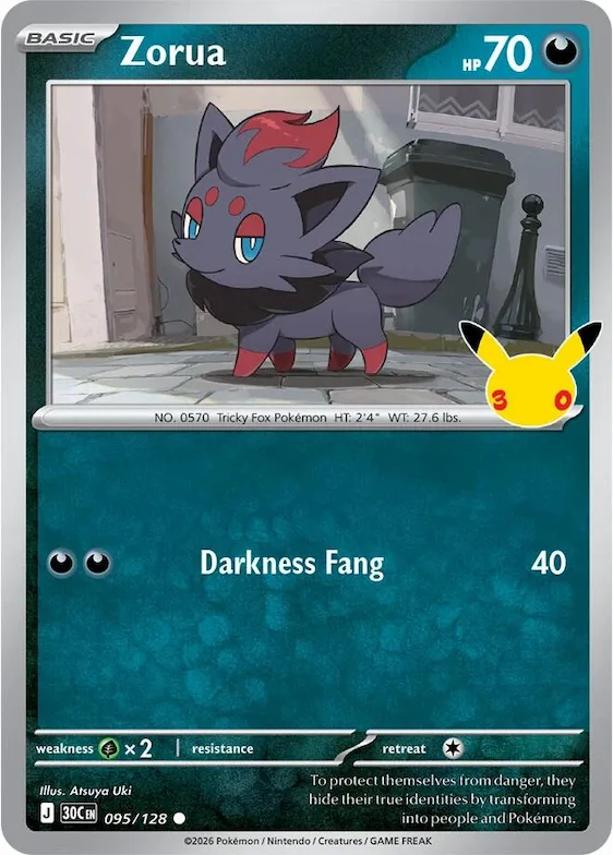 Zorua #95 – 30th Celebration