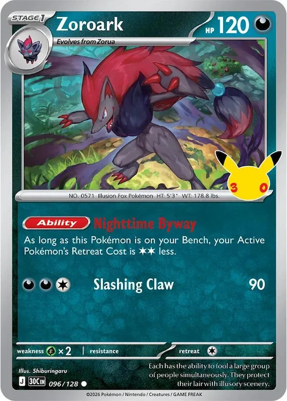 Zoroark #96 – 30th Celebration