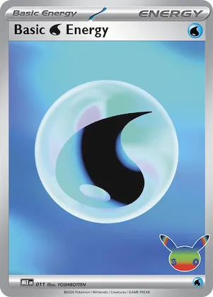 Basic Water Energy - 011 (30th Celebration) #11 – Mega Evolution Energies