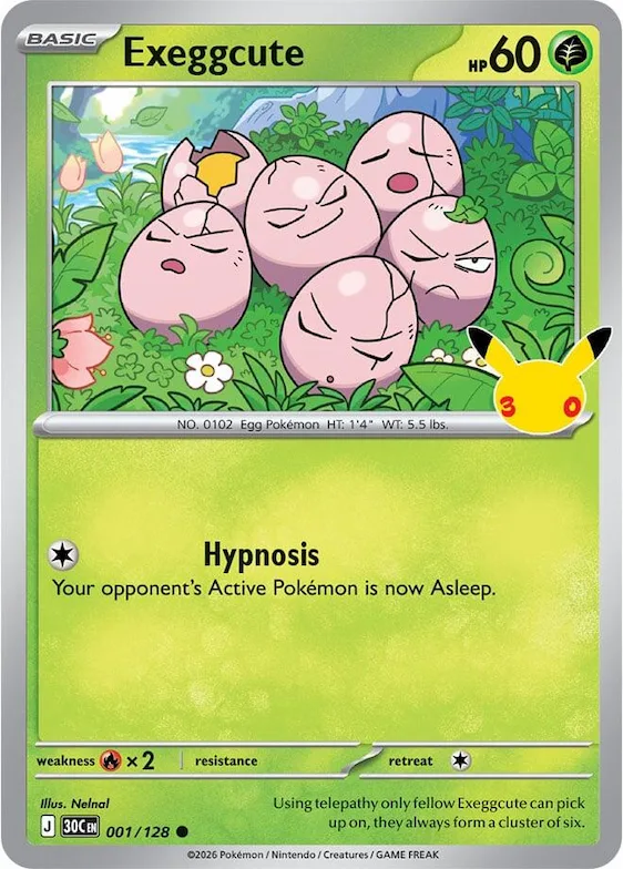Exeggcute #1 – 30th Celebration