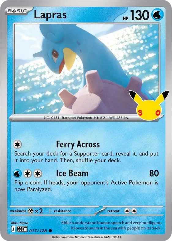 Lapras #17 – 30th Celebration