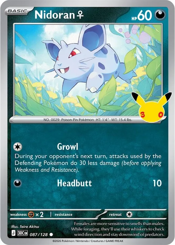 Nidoran♀ 87 – 30 Jahre