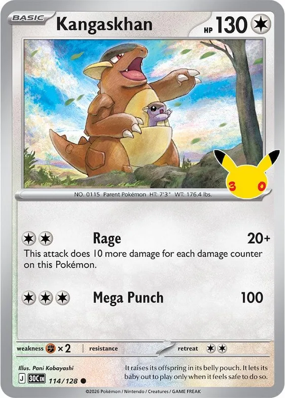 Kangaskhan #114 – 30th Celebration