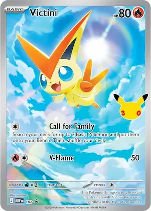 Victini - 102 (30th Celebration) #102 – Mega Evolution Promo