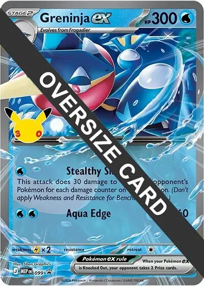 Greninja ex - 099 (30th Celebration) #99 – XY Trainer Kit: Sylveon & Noivern