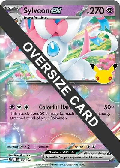 Sylveon ex - 100 (30th Celebration) #100 – XY Trainer Kit: Sylveon & Noivern