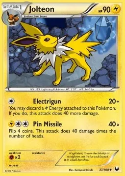 Jolteon #6 – McDonald's Collection 2013