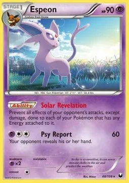 Espeon #7 – McDonald's Collection 2013