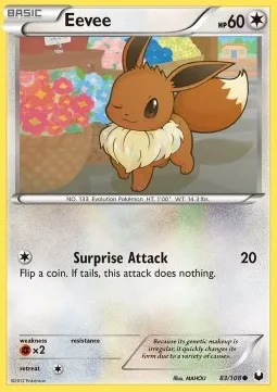 Eevee #12 – McDonald's Collection 2013