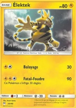 Electabuzz #25 – McDonald's Collection 2019 (France)