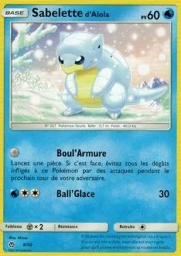 Alolan Sandshrew #8 – McDonald's Collection 2018 (France)
