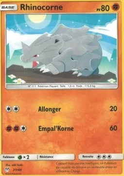 Rhyhorn #31 – McDonald's Collection 2019 (France)